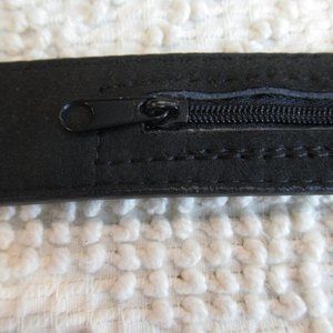 100% LEATHER BELT w/ Hidden Money Pocket / Safe